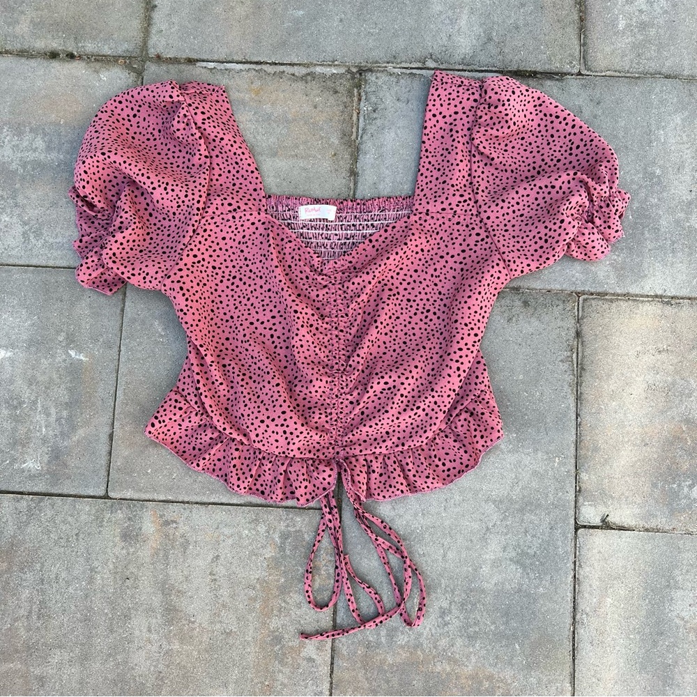 Pink Romwe Blouse